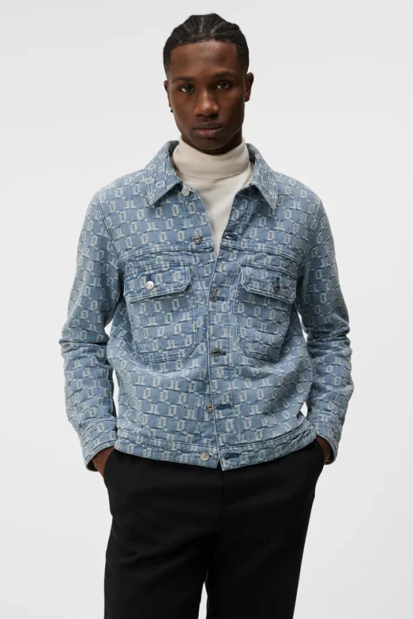 Cam Jacquard Denim Jacket