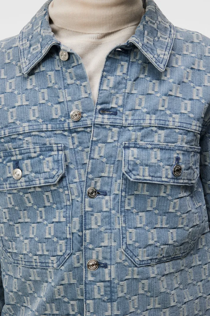 Cam Jacquard Denim Jacket