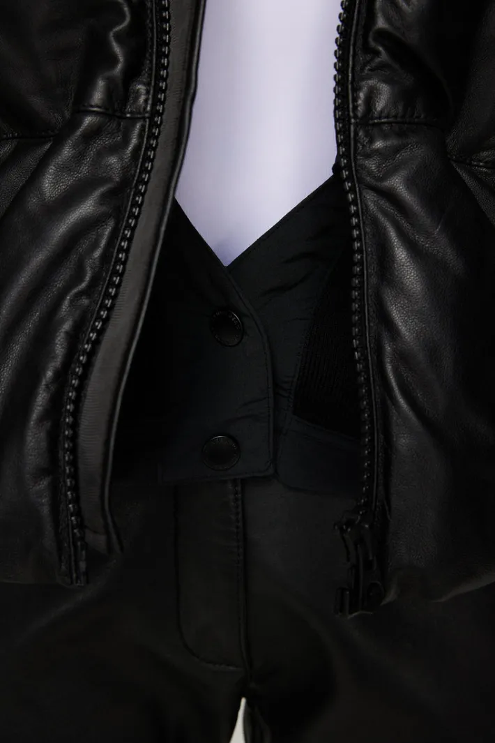Jolene Leather Padded Jacket