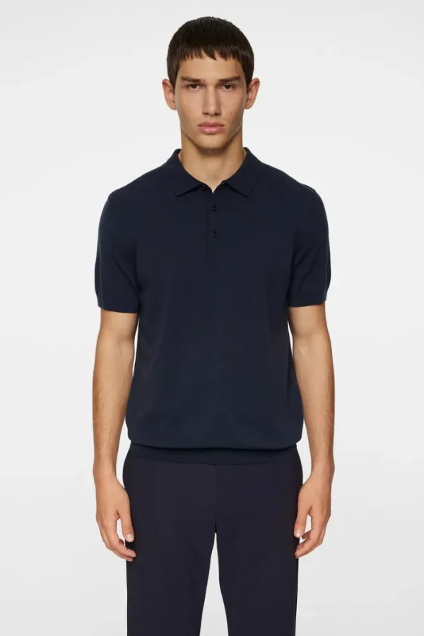 Ridge Knitted Polo