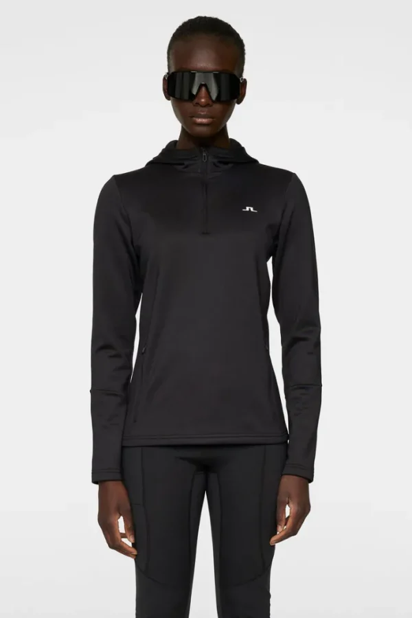 W Aerial Quarter Zip Hood